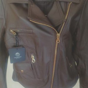 Ladies Lambskin Leather Jacket